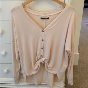 abercrombie and fitch oversized long sleeve